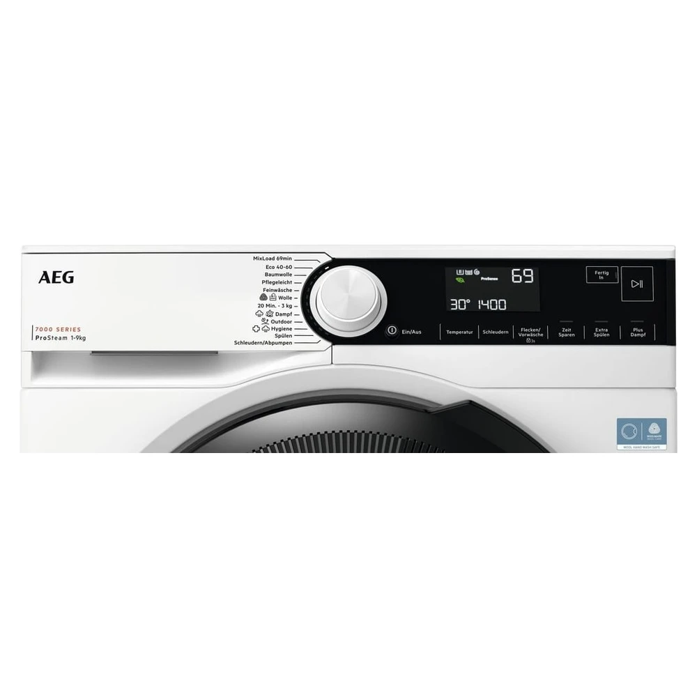 AEG LR7G70495 7000 Waschmaschine, 9 kg, 1351 U/Min., Energieklasse A