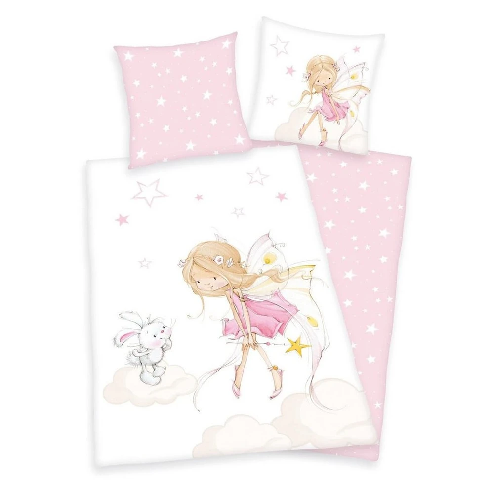 Baby Best Kinderbettwäsche Little Fairy, Renforcé, Feen-Motiv, 135x200 cm