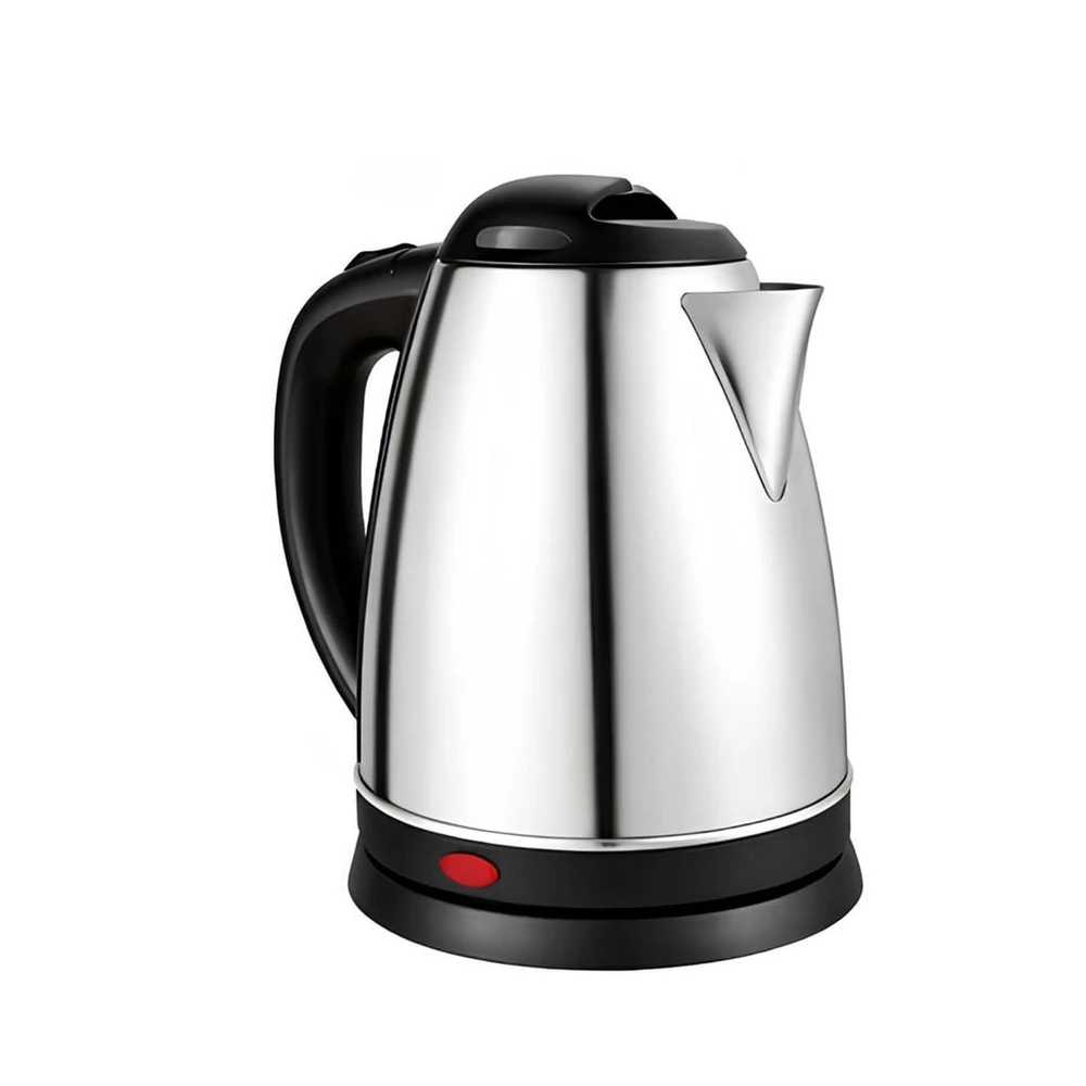 CHEFFINGER SSK1.8 Wasserkocher, 2L, 1500W, Edelstahl, Grau