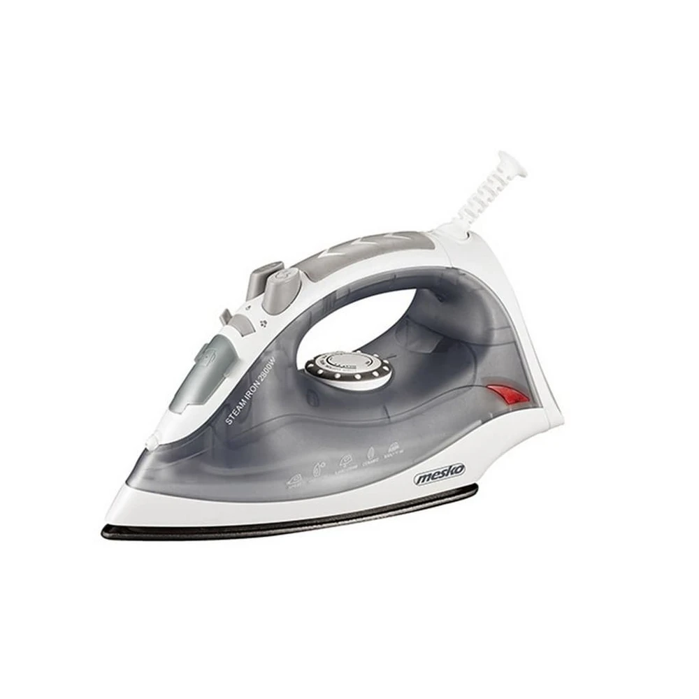 Mesko Dampfbügeleisen MS 5037, 2800 W, 170 ml, Grau, Keramiksohle