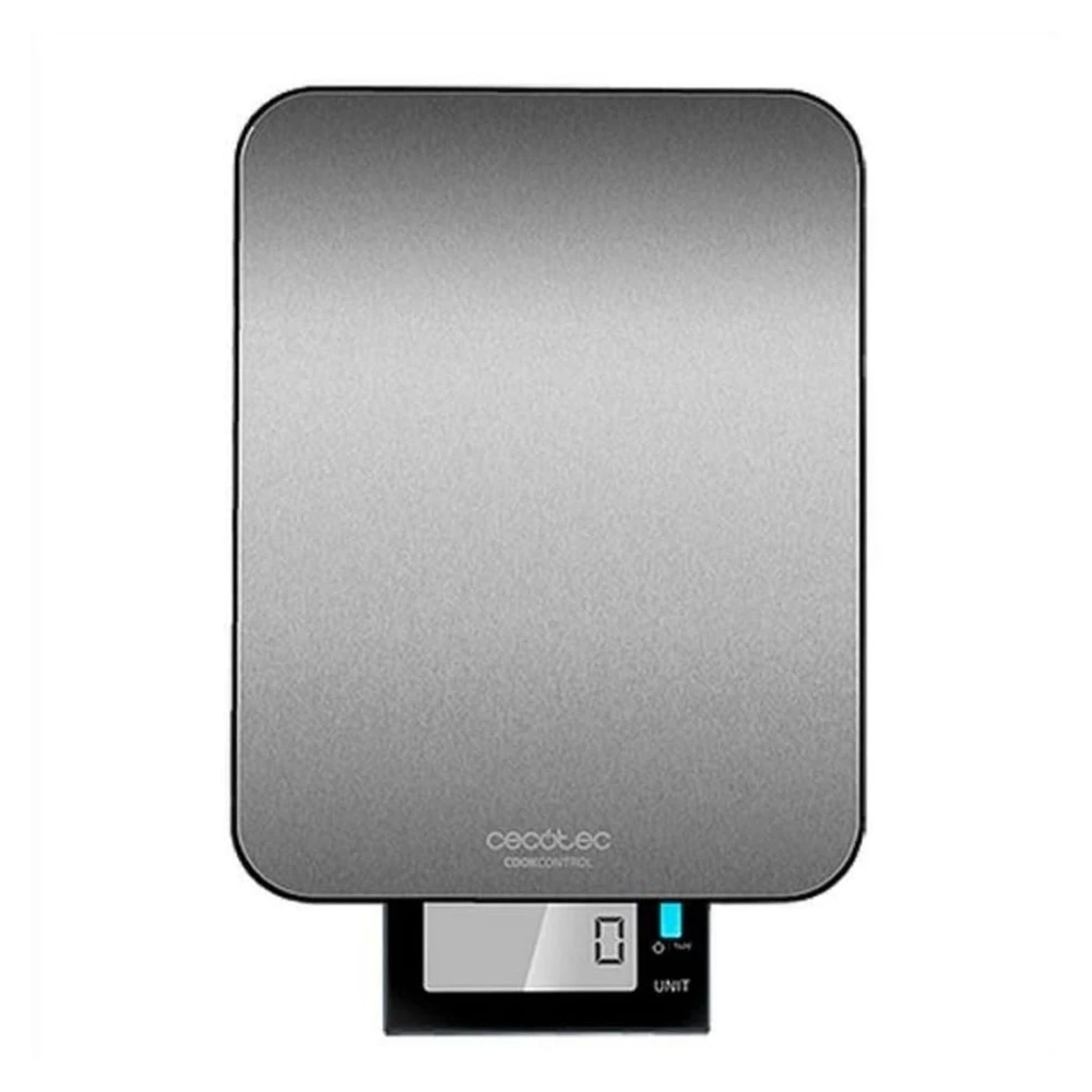 CECOTEC Cook Control 9000 Küchenwaage, 10 kg, wasserdicht, Edelstahl