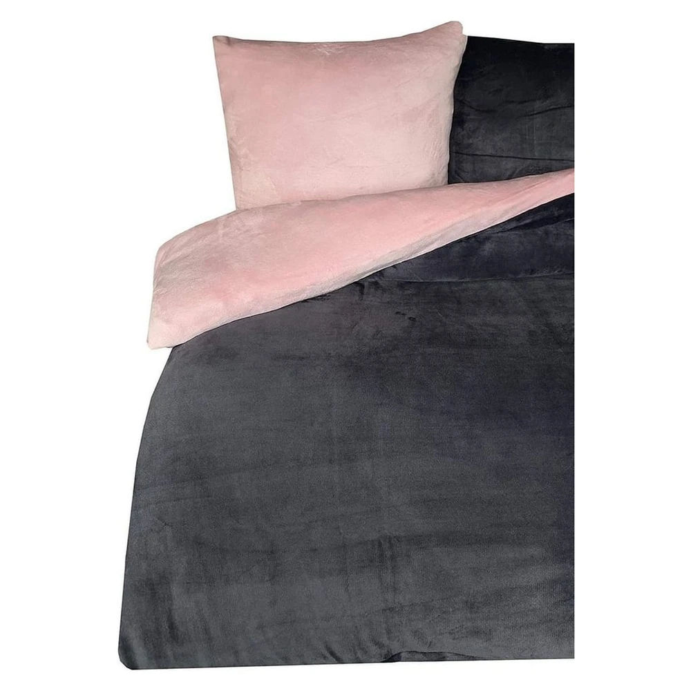 One Home Bettwäsche Winter Cashmere Touch, Fleece, 2-teilig, Teddy Plüsch