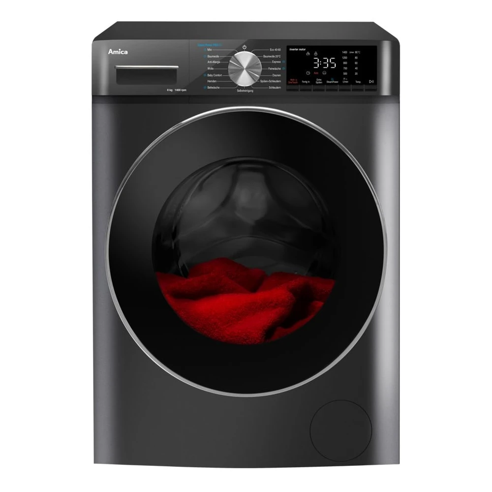 Amica Waschmaschine WA 484 085 G, 8 kg, 1400 U/min, Energieklasse A
