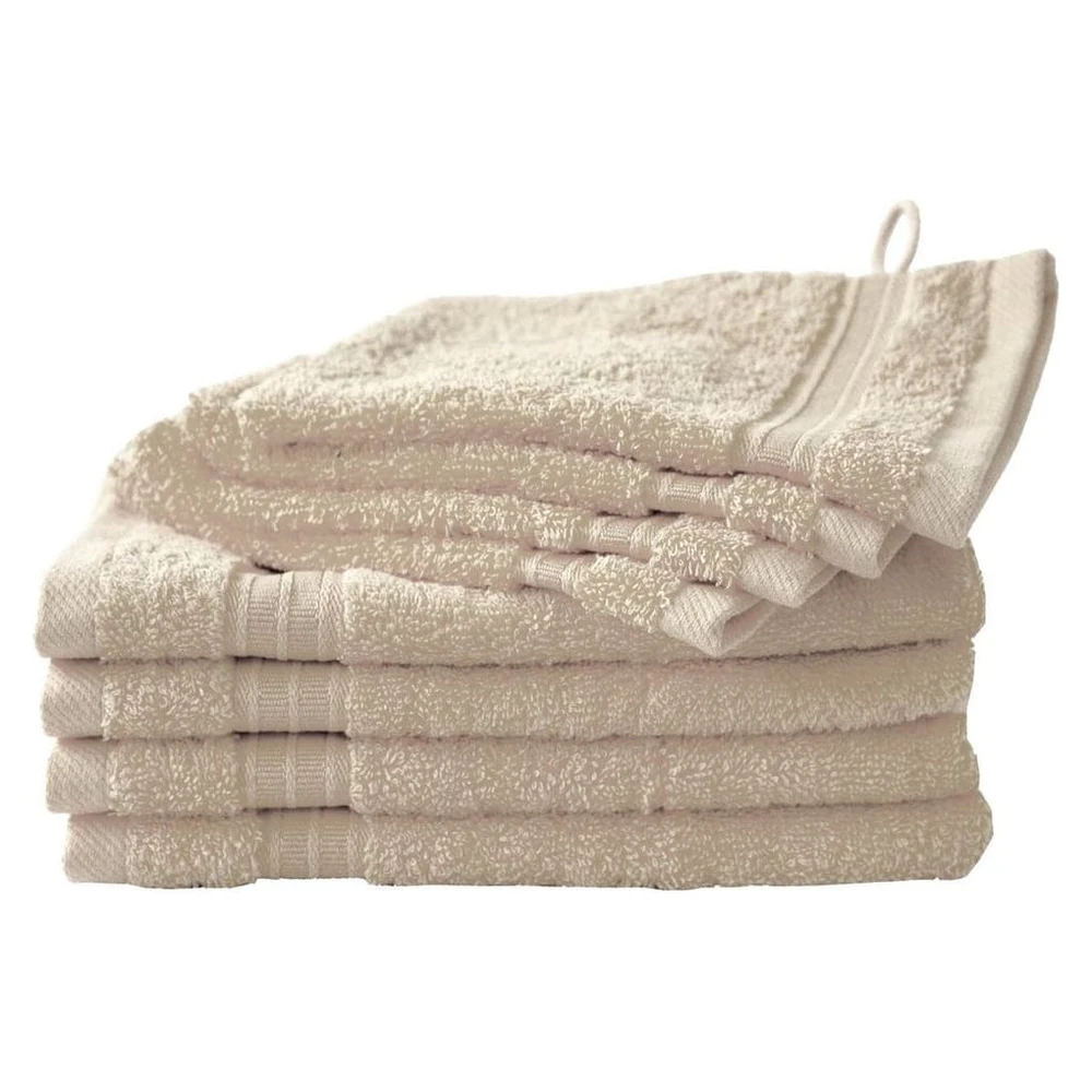 Dyckhoff Handtuch Set Siena, 8-teilig, Walkfrottier, 100% Baumwolle, champagner