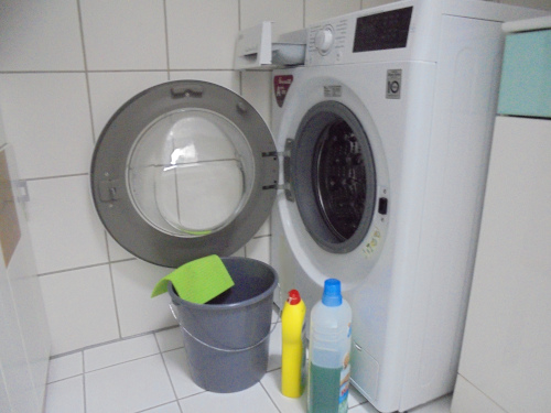 Waschmaschine vor der Reinigung
